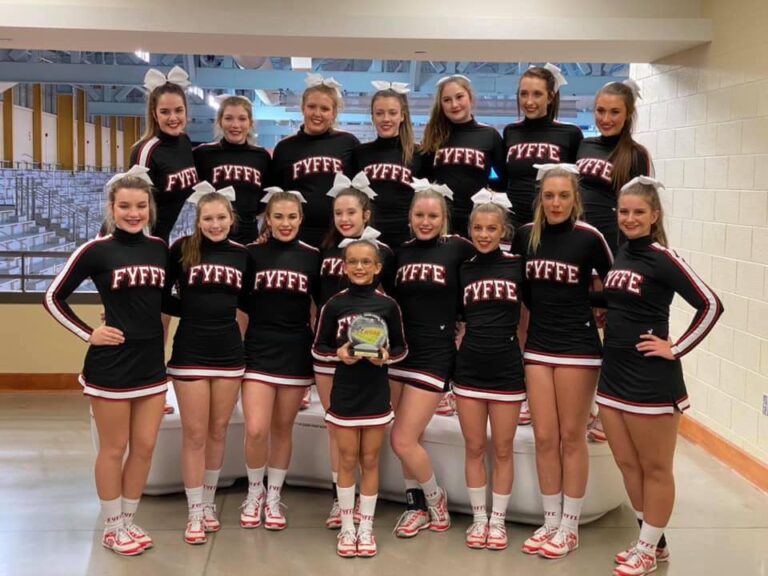 Fyffe High School Cheerleaders Take 1st in North Super Regionals WVSM