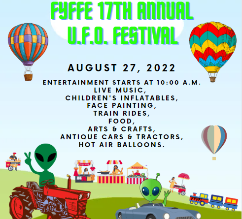 17th Annual UFO Day Festival Coming To Fyffe This Saturday - WVSM