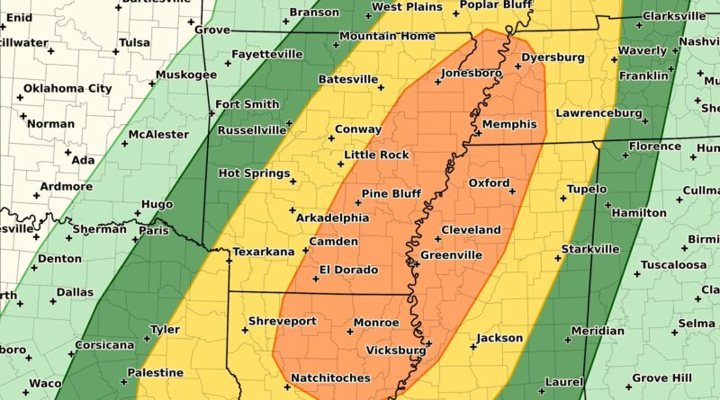 SEVERE Weather Possible Across The South On Tuesday